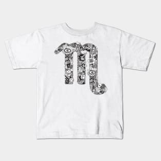 Scorpio Zodiac Sign Kids T-Shirt